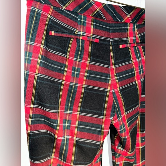 Perfect For The Holiday Pants size 2 Trina Turk Plaid Fitted EUC - Picture 1 of 10
